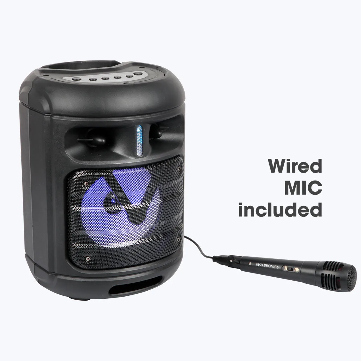 Zebronics Bluetooth Speaker 20w With Mic Barrel 100 view 2
